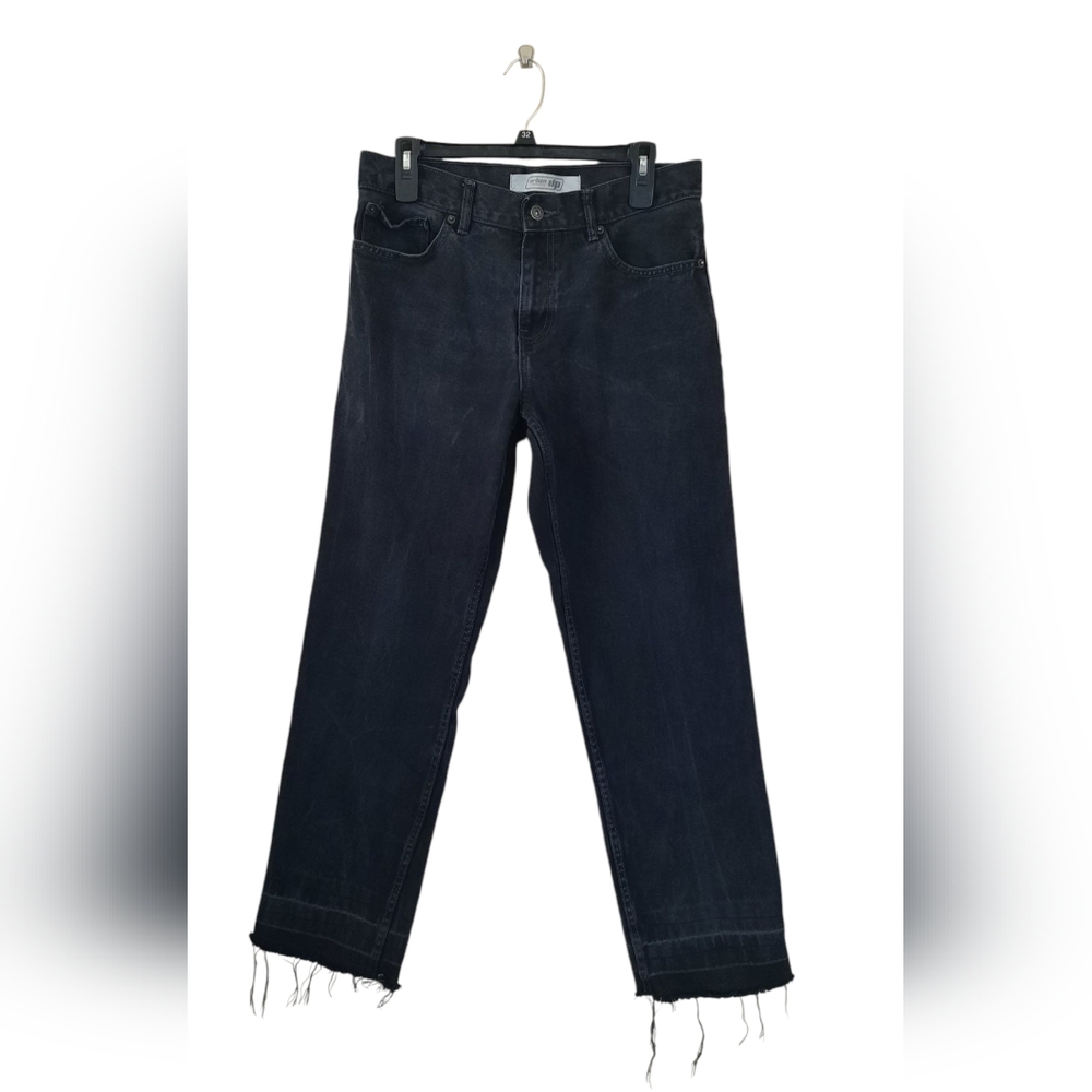 Urban Pipeline Straight Leg Raw Hem Jeans